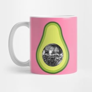 70's Discoball Avocado Pit Mug